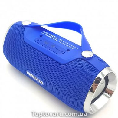 Портативная Bluetooth колонка Hopestar H40 с влагозащитой Blue 1165 фото