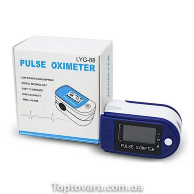 Пульсоксиметр Fingertip Pulse Oximeter LYG -88 Синий 3136 фото