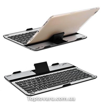 Беспроводная клавиатура с bluetooth для планшета 10" Silver 3063 фото