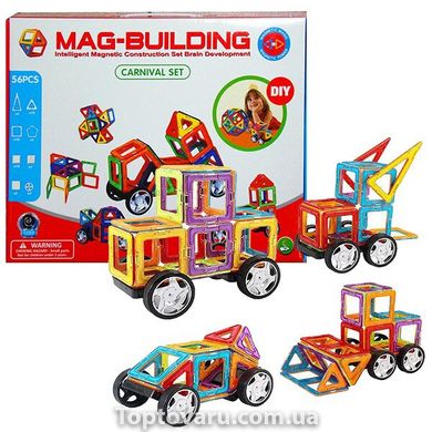 Магнитный конструктор Mag Building 56 деталей (pcs) 3251 фото