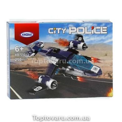 Конструктор Літак поліції City Police 250 деталей 14790 фото