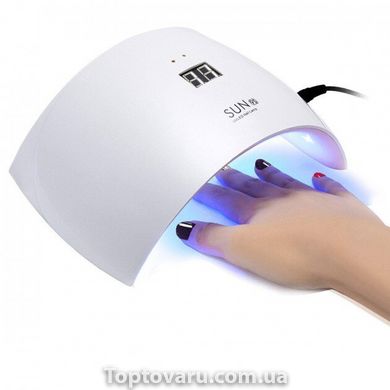 Ультрафиолетовая лампа для сушки ногтей Sun 9S White 2023 фото