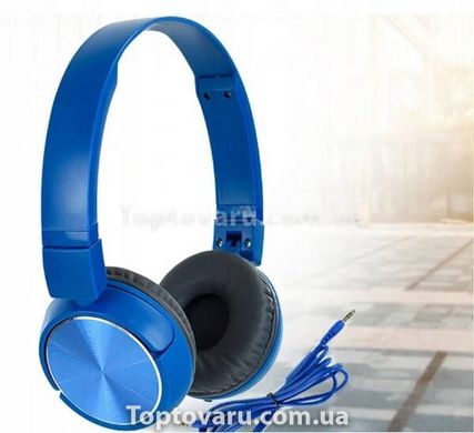 Бездротові навушники Bluetooth Wireless W402 Сині 11263 фото