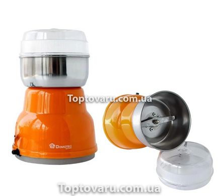 Кофемолка Domotec MS-1406 220V/150W Оранжевая 6497 фото