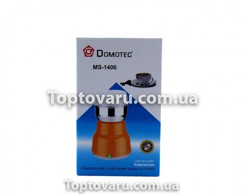 Кофемолка Domotec MS-1406 220V/150W Оранжевая 6497 фото