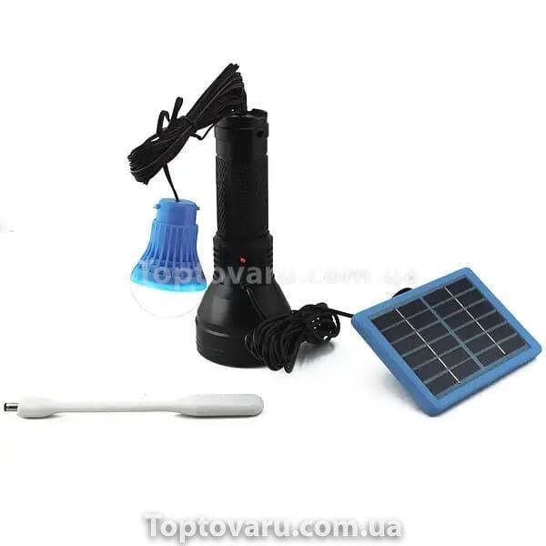 Ліхтарик ручний BL YW-038 hand torch + bulb + solar 9705 фото