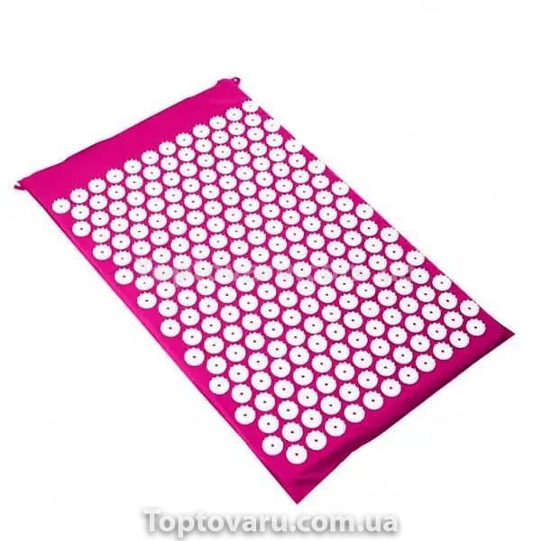 Ортопедический массажный коврик Acupressure Mat Розовый 9322 фото