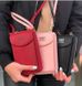 Женский кошелек-сумка Wallerry ZL8591 Розовый 2131 фото 2