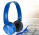 Наушники беспроводные Bluetooth Wireless W402 Синие 11263 фото 5
