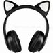 Беспроводные Bluetooth наушники с кошачьими ушками STN-28 Черные 9972 фото 3