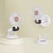 Міні-вентилятор акумуляторний Mini Fan TP-01 Білий 26258 фото 1
