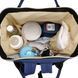 Сумка-рюкзак для мам Mom Bag Синя з червоним 20457 фото 3
