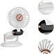 Міні-вентилятор акумуляторний Mini Fan TP-01 Білий 26258 фото 3