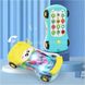 Іграшка машинка-телефон Тачки з шестерні Жовта 15344 фото 3