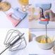Ручний напівавтоматичний віночок Kitchen whisk Рожевий 12962 фото 6