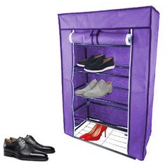 Складной тканевый шкаф для обуви FH-5556 Фиолетовый 4765 фото