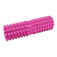 Ролик масажний для йоги, фітнесу (спини та шиї) OSPORT (45*12 см) Рожевий 11996 фото