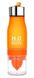 Спортивна пляшка-соковижималка H2O Water bottle Помаранчева 4689 фото 1