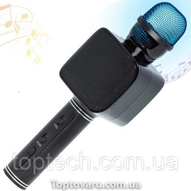 Бездротовий Bluetooth мікрофон для караоке YS-68 Чорний 3603 фото