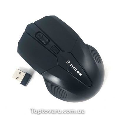 Миша бездротова Wireless Mouse RF-6220 чорна 2337 фото