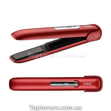 Выпрямитель Перезаряжаемый Hair Straightener VGR V-585 Красный 10318 фото