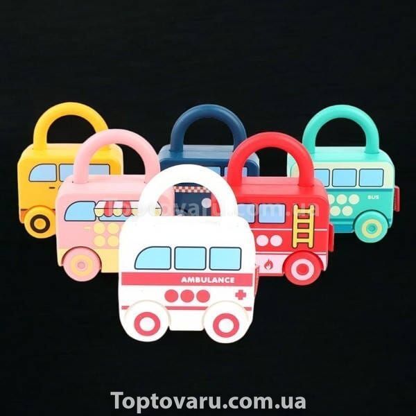Машинка Замочок з ключем Toy Key 469 Біла 23199 фото
