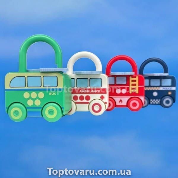 Машинка Замочок з ключем Toy Key 469 Біла 23199 фото