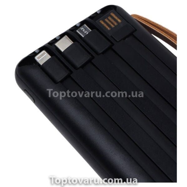 Power Bank літійполімерний з бездротовою зарядкою 10000Mah Kin Vale V4042 Чорний 31743 фото
