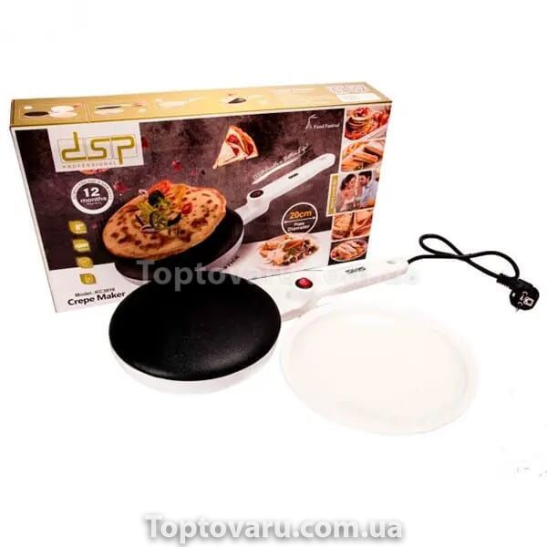 Електрична млинець занурювальна DSP CREPE MAKER KC3016 Біла 9491 фото