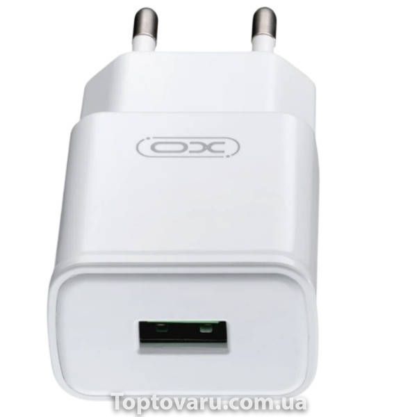 Мережевий зарядний пристрій блок живлення XO L92D QC3.0 18W with Lightning cable 34650 фото