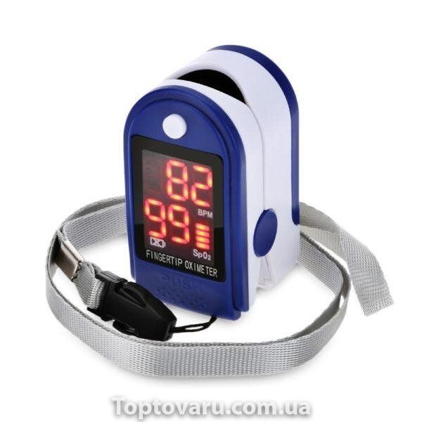 Пульсоксиметр Fingertip Pulse Oximeter АВ -88 Синий 3137 фото