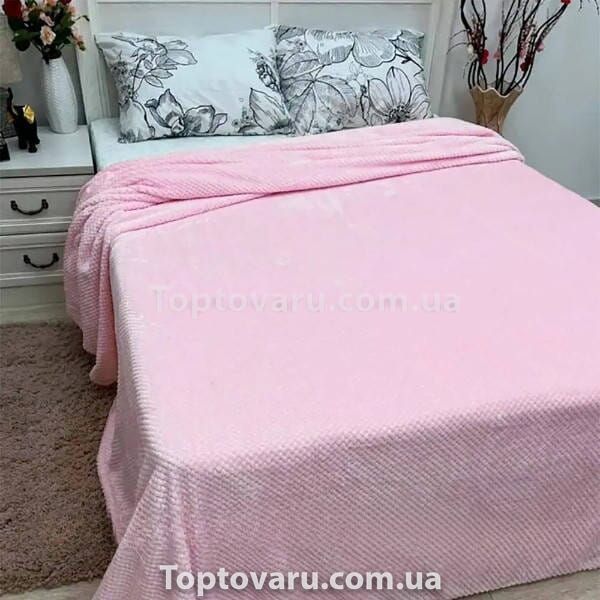 Плед-покривало Blanket 150*200 Рожевий 22746 фото