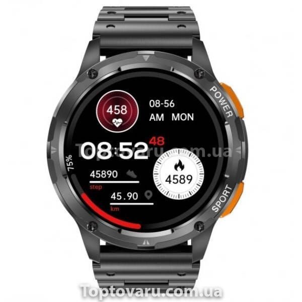 Смарт-годинник Smart Kopter Steel Black 14907 фото