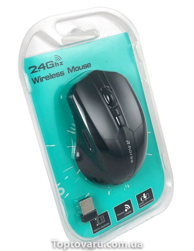 Мышь беспроводная Wireless Mouse RF-6220 черная 2337 фото