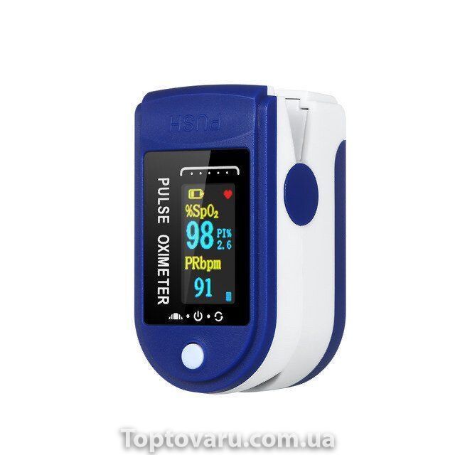 Пульсоксиметр Fingertip Pulse Oximeter АВ -88 Синий 3137 фото
