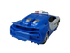 Машинка Трансформер Bugatti Police Robot Car Size 1:18 синя 2834 фото 6