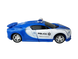 Машинка Трансформер Bugatti Police Robot Car Size 1:18 синя 2834 фото 5