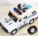 Машинка скарбничка з кодовим замком і відбитком Cash Truck Hummer Bank Series Біла 7335 фото 3