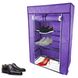 Складной тканевый шкаф для обуви FH-5556 Фиолетовый 4765 фото 1
