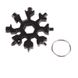 Универсальный ключ Снежинка (черный) Multitool Snowflake 5622 фото 1