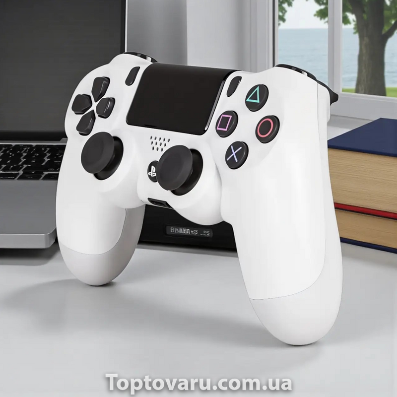 Джойстик геймпад Doubleshock 4 PS4 wireless controller Білий 10189 фото