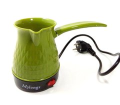 Турка электрическая (кофеварка) Mylongs KF-011 600Вт 0,5л Зеленая 2410 фото