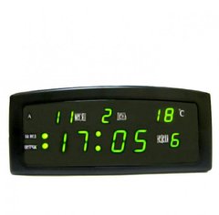 Електронні настільні годинники Caixing CX 909-A з Led підсвічуванням від мережі 220V 6277 фото