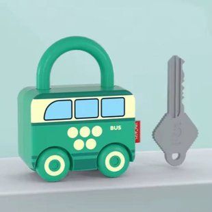 Машинка Замочок із ключем Toy Key 469 Зелена 23200 фото