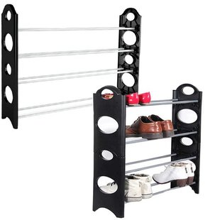 Полка для взуття органайзер Stackable Shoe Rack 3331 фото