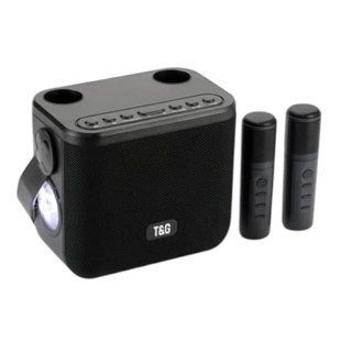 Колонка Bluetooth c функцией speakerphone с радио и 2 микрофона TG545DK-GRAFFITI Черная 21650 фото