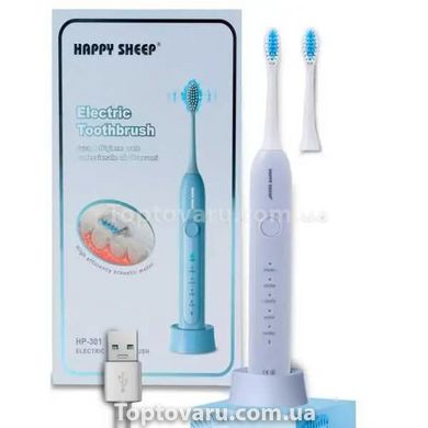 Електрична зубна щітка HAPPY SHEEP HP-301 + 2 насадки 10823 фото
