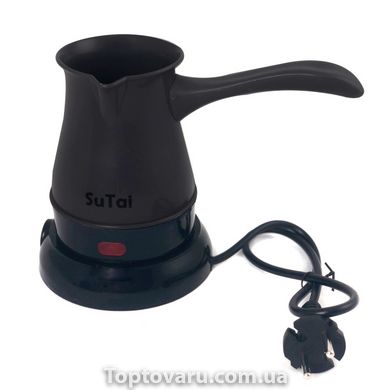 Кофеварка электрическая турка SuTai 168 600W 0.5л Black 2366 фото