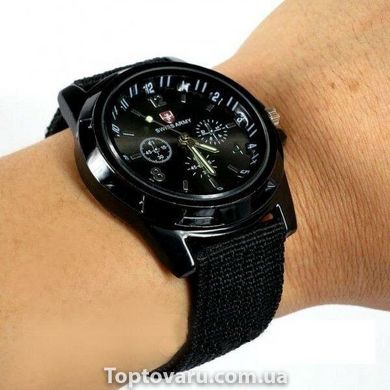 Мужские кварцевые часы часы Swiss Army black 479 фото
