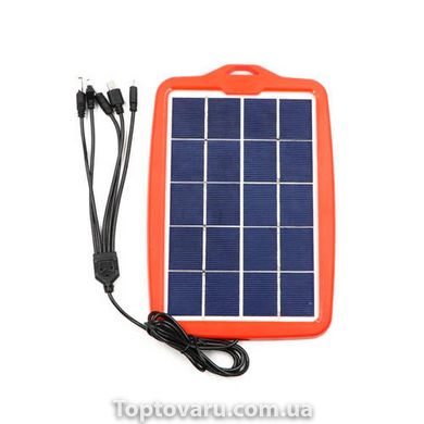 Сонячна панель із пластиковим корпусом 3,5Вт LSACE Solar Panel Червона 14039 фото